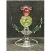Image 1 : Amazing Multi Color Art Glass Centrepiece Textured Smaller Approx: 4.5"T