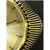 Image 2 : Mid Century Battery OP Brass Wall Clock Works - Atlanta Electric Germany