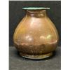 Image 1 : Vintage Chinese rustic Copper Vase Approx: 6"T 5.5"W