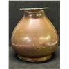 Image 2 : Vintage Chinese rustic Copper Vase Approx: 6"T 5.5"W