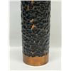 Image 2 : Mid Century Heavy copper Textured Brutalist Vase Approx: 8.5"T 2.125"W