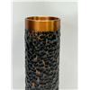 Image 3 : Mid Century Heavy copper Textured Brutalist Vase Approx: 8.5"T 2.125"W