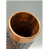Image 4 : Mid Century Heavy copper Textured Brutalist Vase Approx: 8.5"T 2.125"W