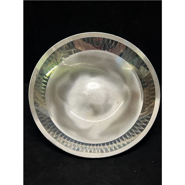 Vintage German Silver Plate EP Brass Decorative Bowl Approx: 6"W