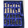 Image 5 : Very Nice Stone Chess Set w/original Box Smaller set (Board approx: 8x8")