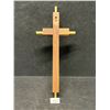 Image 5 : Nice Brass / Wood Religious Cross Approx: 11.75x5"