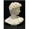 Image 1 : Small "David" Bust Sculpture Approx: 4.25"T 3.75"W