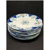 Image 1 : 10 Antique Sevres Flow Blue J&G Meakin England Plates Approx: 10"