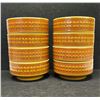 Image 1 : 8 Mid Century Hornsea Saffron Cereal Bowls Approx: 5"W (some crazing)