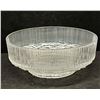 Image 1 : Vintage Textured Glass Fruit / Serving Bowl Approx: 8.5"W 3.25"T