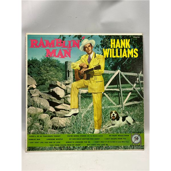 Hank Williams - Ramblin' Man 12" LP Record (VG)