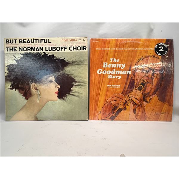 The Norman Luboff Choir & The Benny Goodman Story 12" LPs Records