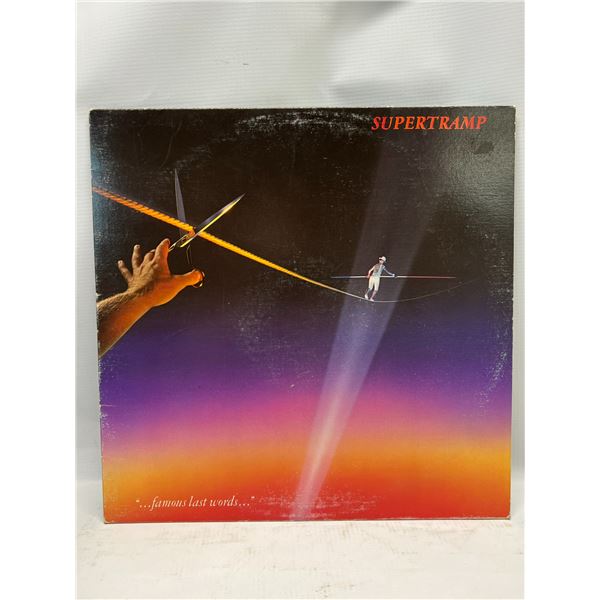 Supertramp - Famous Last Words 12" LP Record