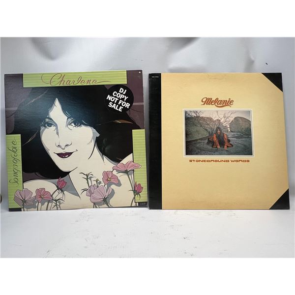 Charlene Songs of Love & Melanie Stoneground Words 12" LPs Records