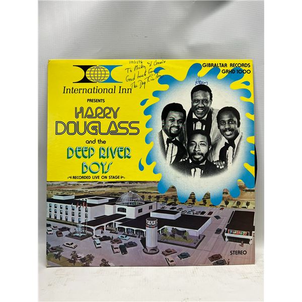 Signed Harry Douglas & The Deep River Boys - Live at International Inn 12" LP