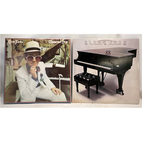 Elton John - Greatest Hits & Here and There 12" LPs Records