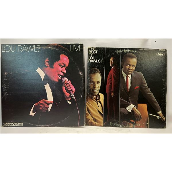 Lou Rawls Live (2LP) & The Best of Lou Rawls 12" LPs Records