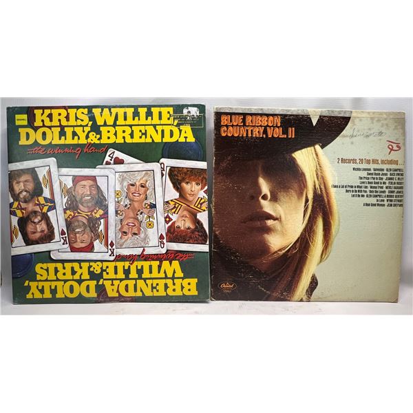 Kris Willie Dolly Brenda - The Winning & Blue Ribbon Country Vol II LPs