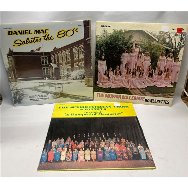 Daniel Mac / Dauphin Collegiate & Winnipeg Seniors Choir 12" LPs Records