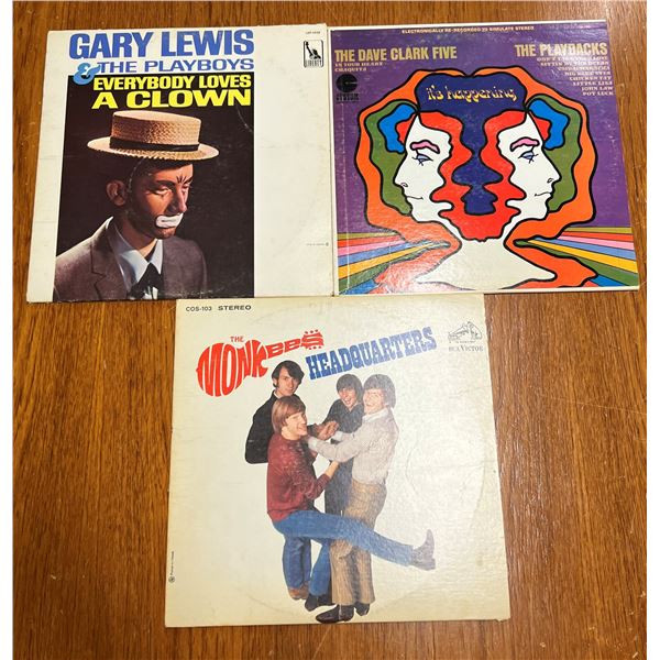 The Monkees / Gary Lewis & Dave Clark Five 12" LPs Records