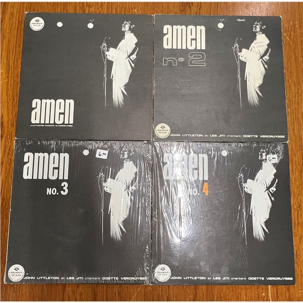 John Littleton - Amen 1 to 4 12" LPs Records