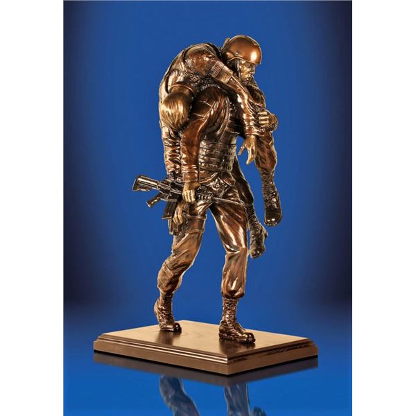 Act of Valor Bronze Sculpture by Laran Ghiglieri