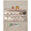 Image 1 : 1867-1992 Provincial Quarters set w/ loonie+penny