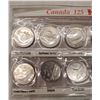Image 2 : 1867-1992 Provincial Quarters set w/ loonie+penny