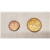 Image 4 : 1867-1992 Provincial Quarters set w/ loonie+penny
