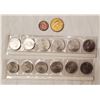 Image 5 : 1867-1992 Provincial Quarters set w/ loonie+penny