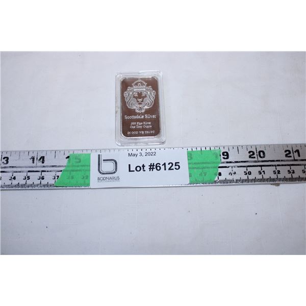 Scottsdale Silver Bar (magnetic) – sold as novelty
