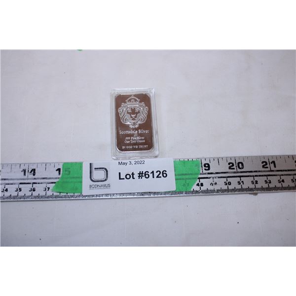 Scottsdale Silver Bar (magnetic) – sold as novelty