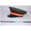 Image 3 : East German Force Hat (Red) Cold War