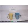 Image 1 : 2 Piece Mug Set (new) Blue/yellow