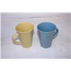 Image 2 : 2 Piece Mug Set (new) Blue/yellow