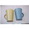 Image 4 : 2 Piece Mug Set (new) Blue/yellow