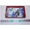 Image 1 : Box with various marbles