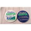 Image 2 : (2) Stephen Harper button puns