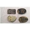 Image 4 : (4) Belt Buckles