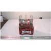 Image 1 : (6) pack of Hires root beer + bottles