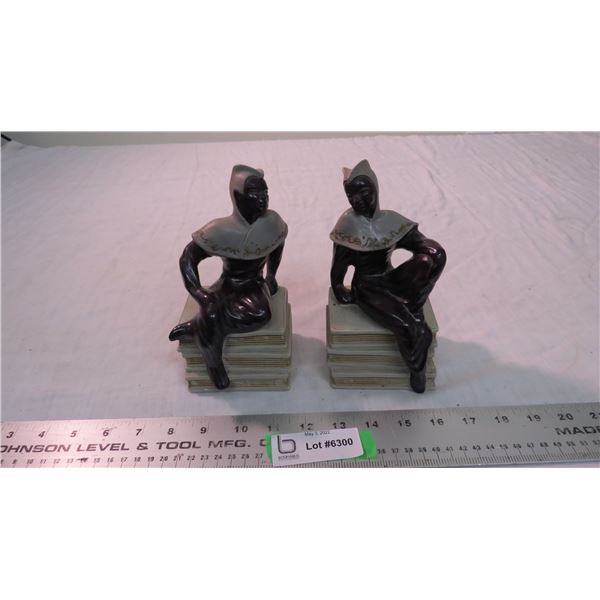 Set of Jester bookends - 1954