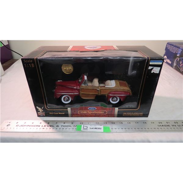 1946 Sportsman (featuring real wood panels and leather seats) - 1:18