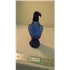 Image 1 : Blue glass eagle bottle