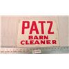 Image 1 : Patz barn cleaner tin sign - 14x10