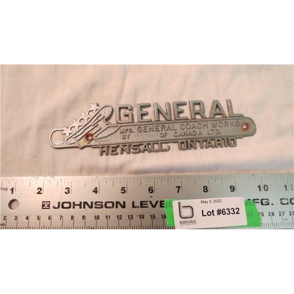 General coach works badge/emblem