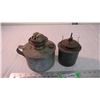 Image 1 : (2) Antique oil lamps