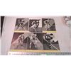 Image 1 : (6) Hockey photos - double sided - 1940-50's