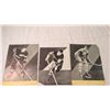 Image 2 : (6) Hockey photos - double sided - 1940-50's