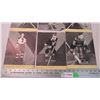 Image 5 : (6) Hockey photos - double sided - 1940-50's