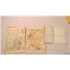 Image 2 : (2) Booklets from account books, schools atlas of the world